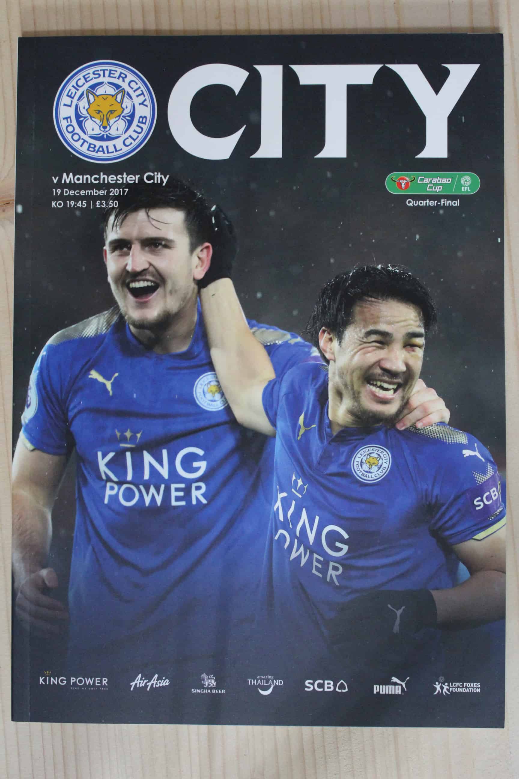 Leicester City FC v Manchester City FC